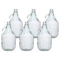 5L Clear Glass Demijohn Bottles, Box of 6