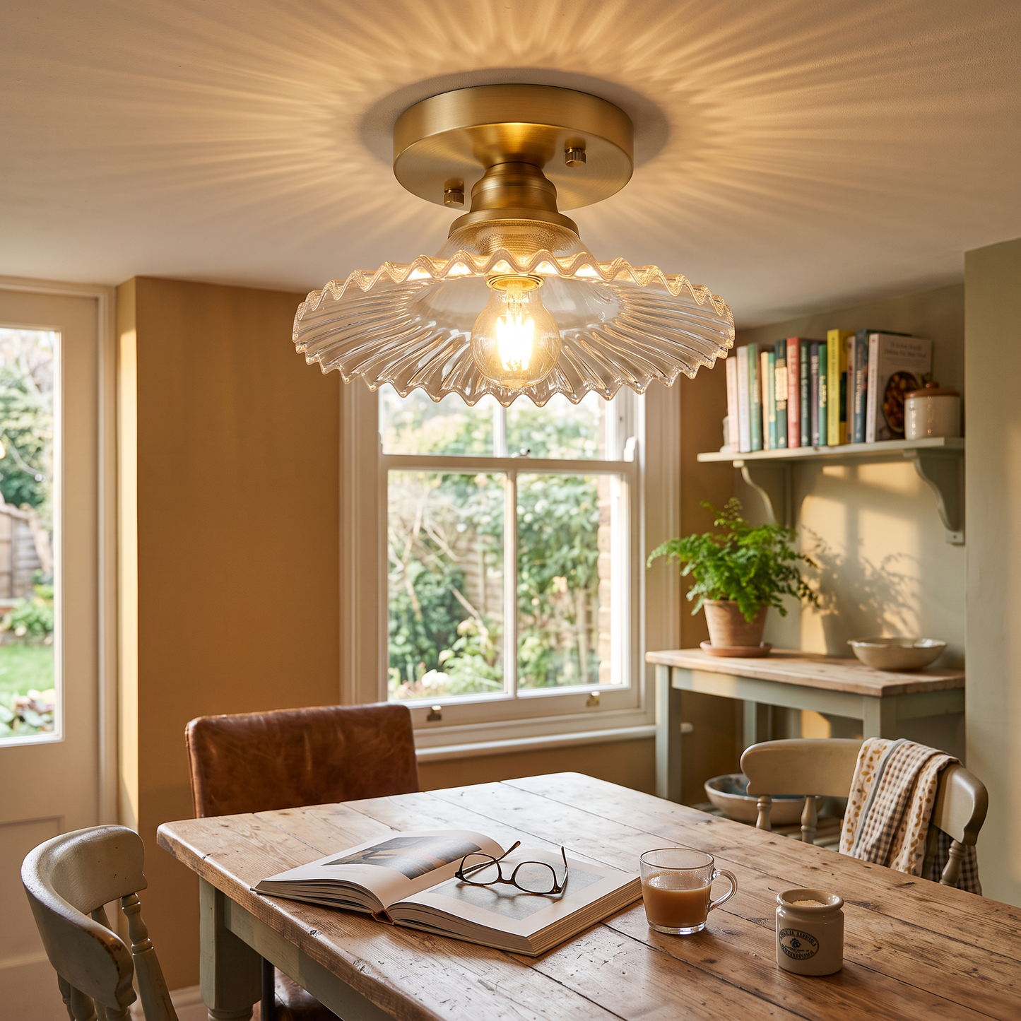 Petalique Vintage Petal Ceiling Light
