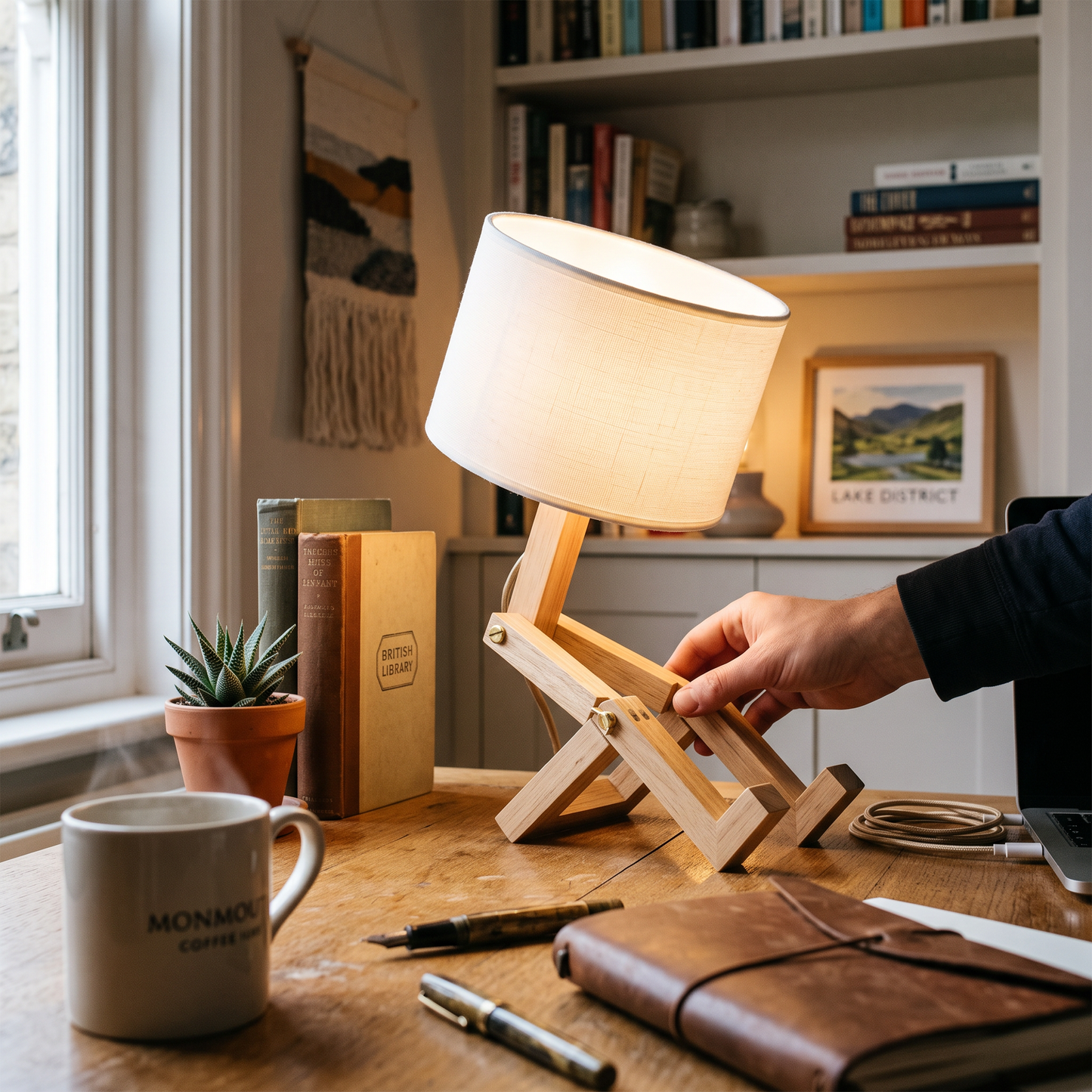 Adjustable Robot Table Lamp