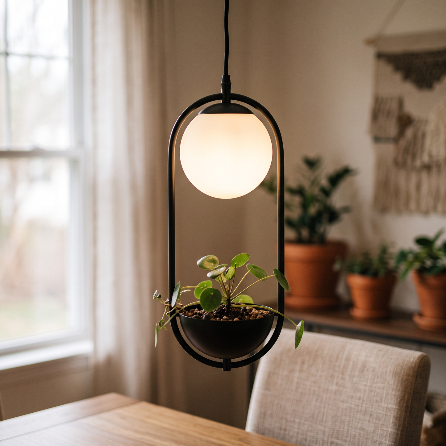 Nordic Plant LED Pendant Light