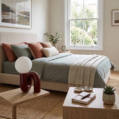 Modern Spiral Bedside Table Lamp