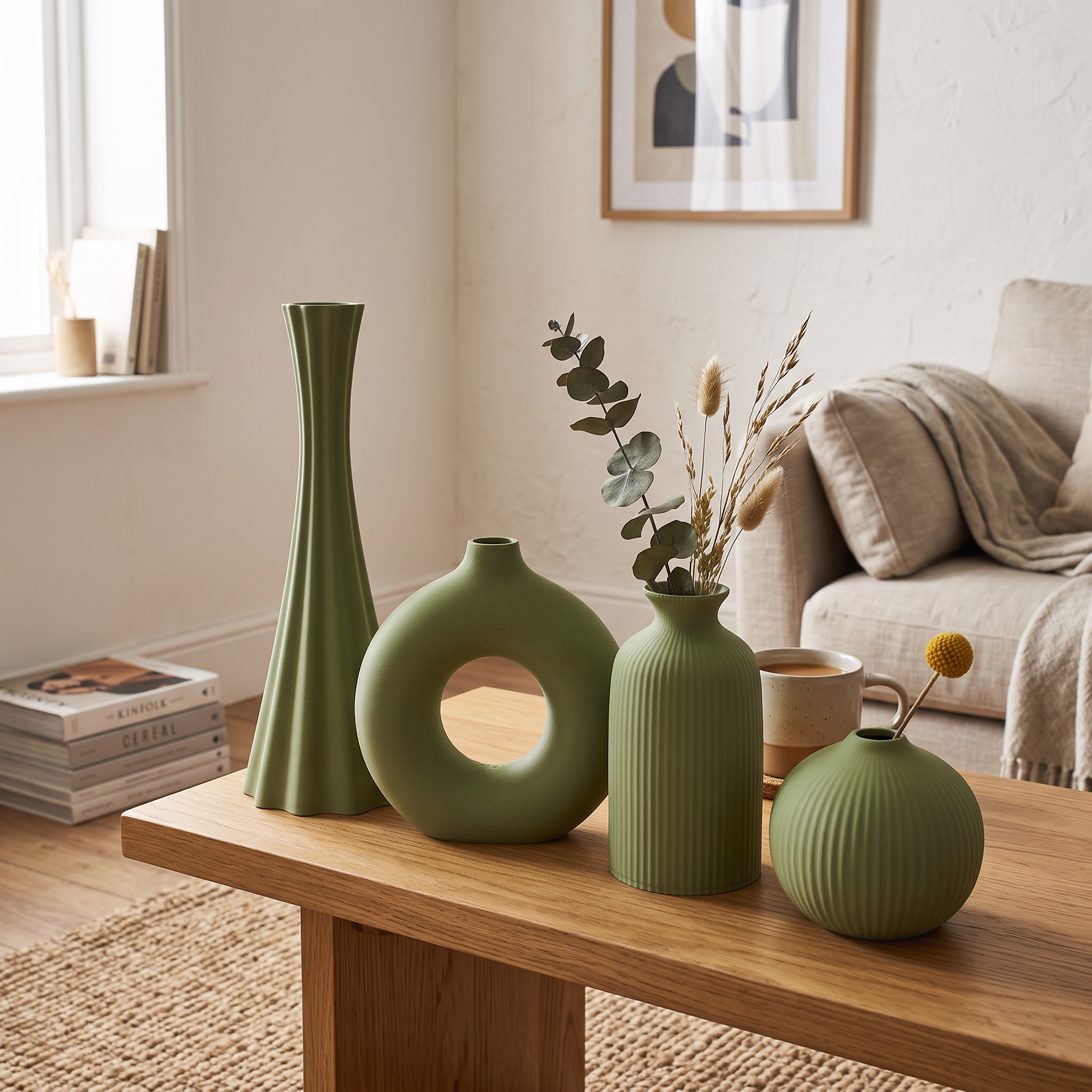 Bohemian Vase Set of 4