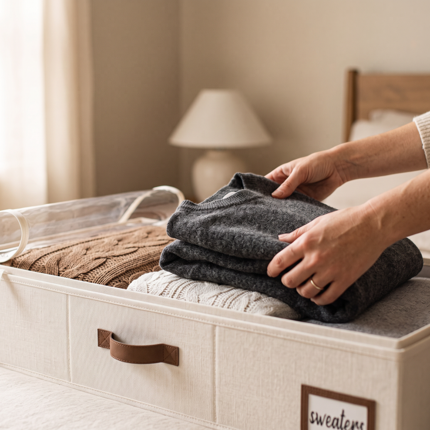 Underbed Storage Boxes with Lids 2 Pack