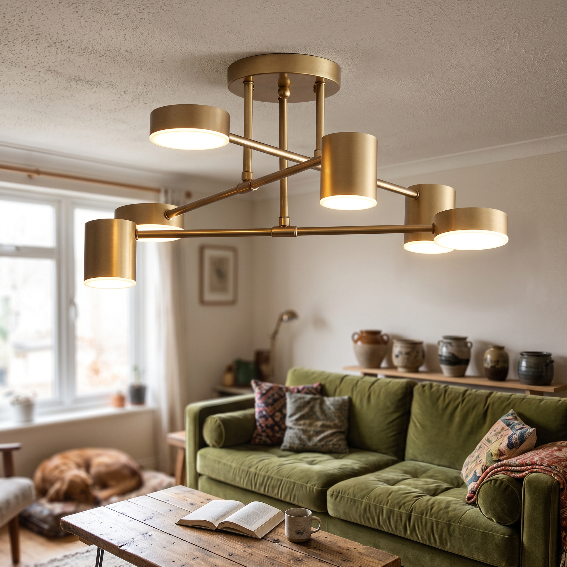 Nordic Multi-Base LED Ceiling Light