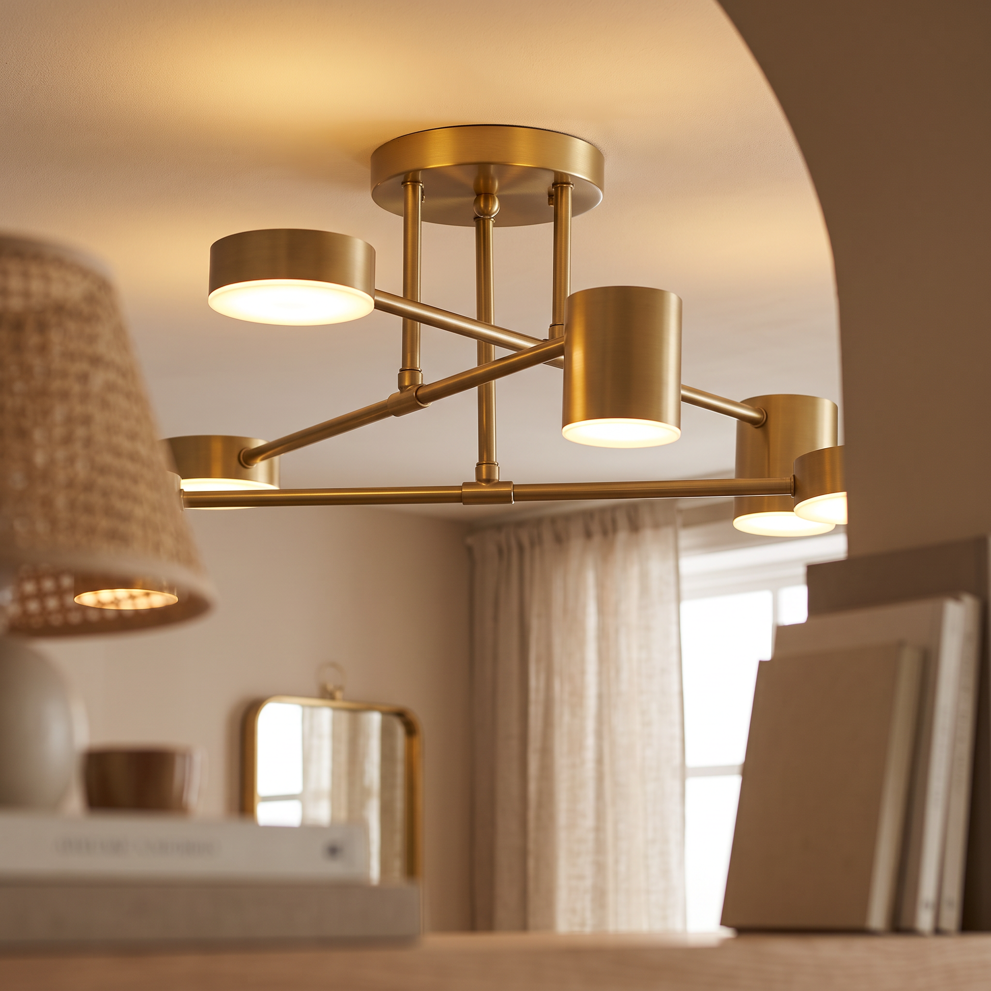 Nordic Multi-Base LED Ceiling Light