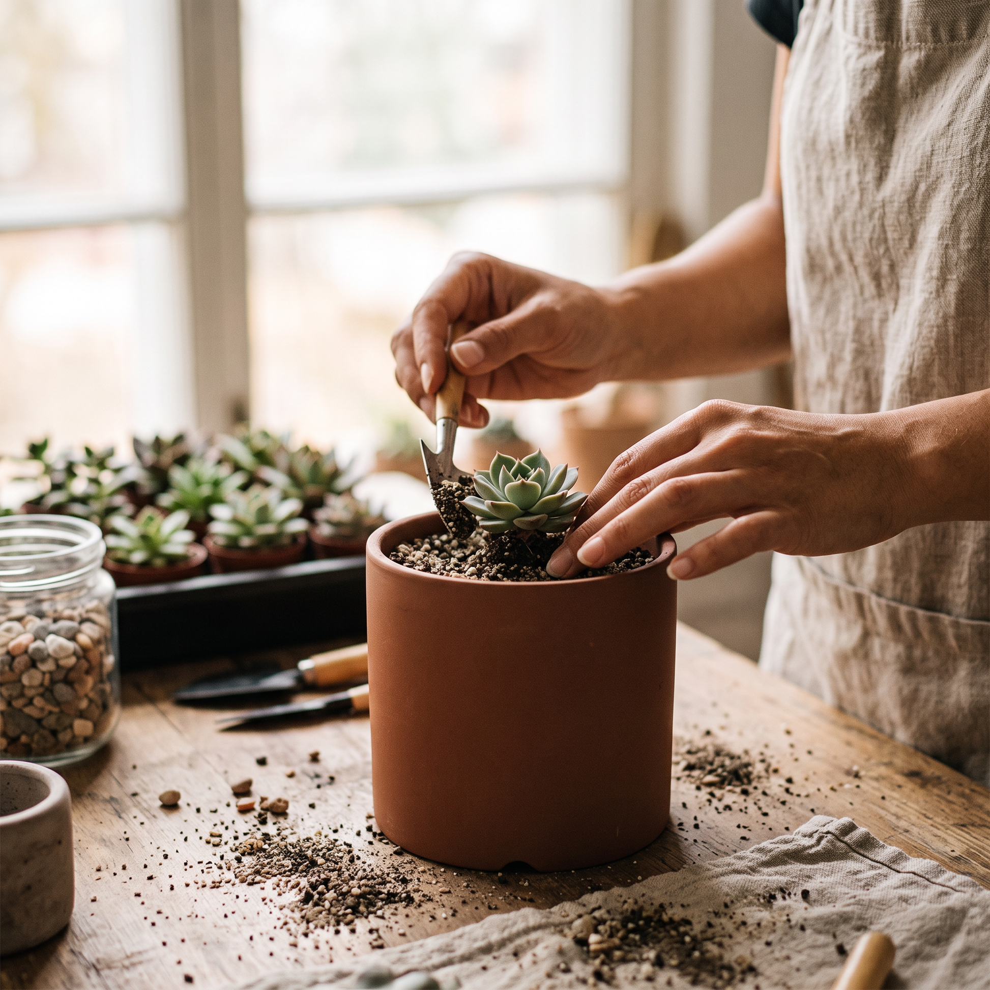 Colourful Ceramic Succulent Planter