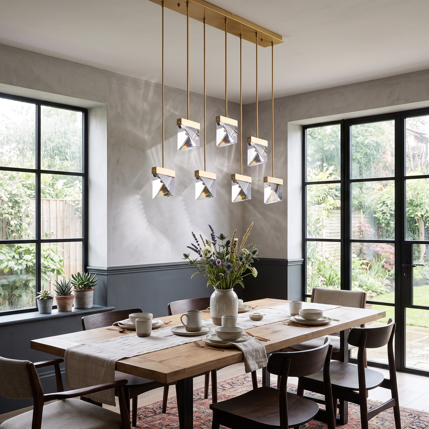 Modern LED Crystal Pendant Light