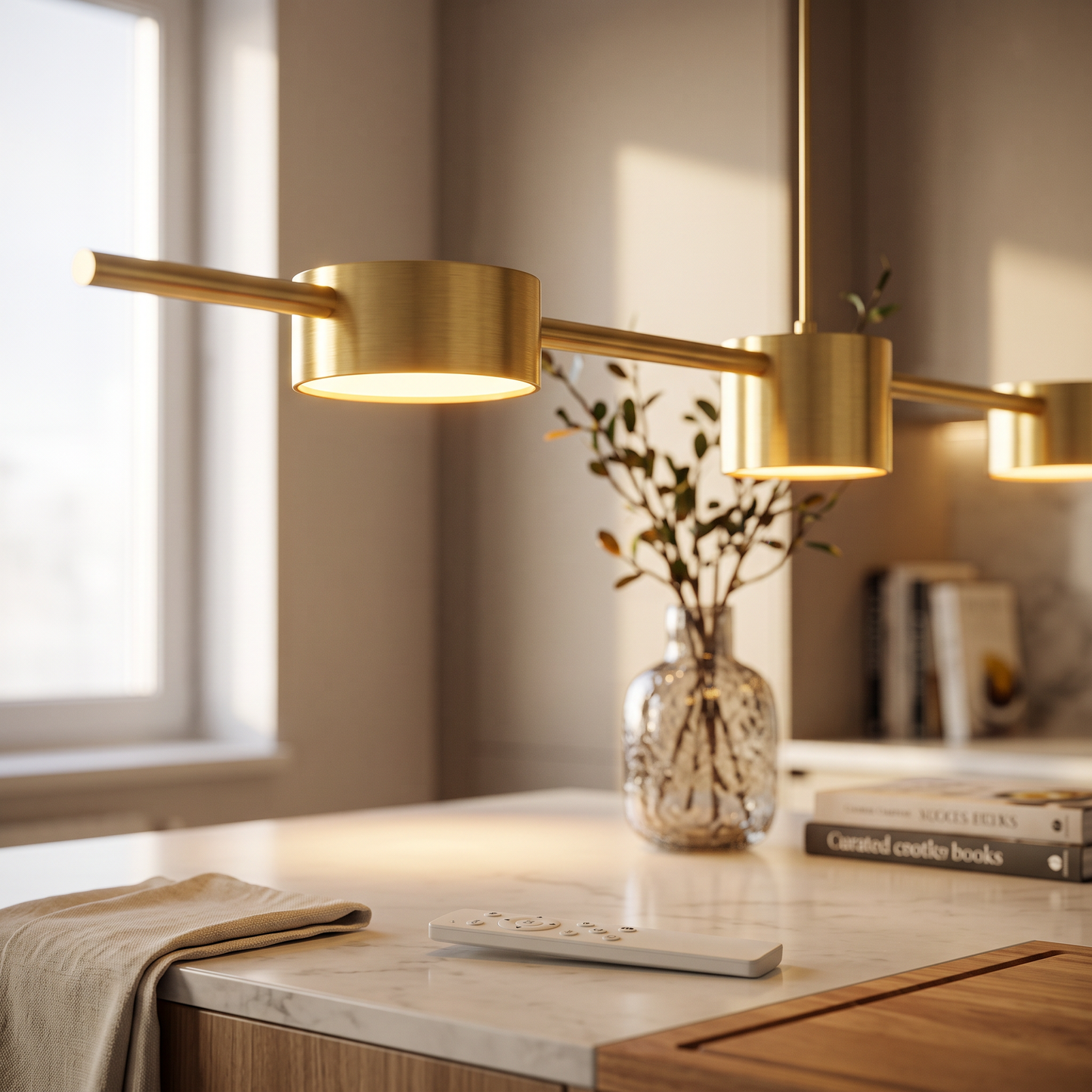 Gold Modern Pendant Chandelier