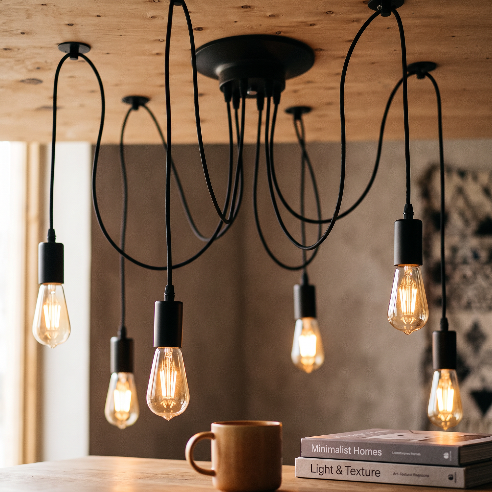 Industrial Spider Pendant Lamp