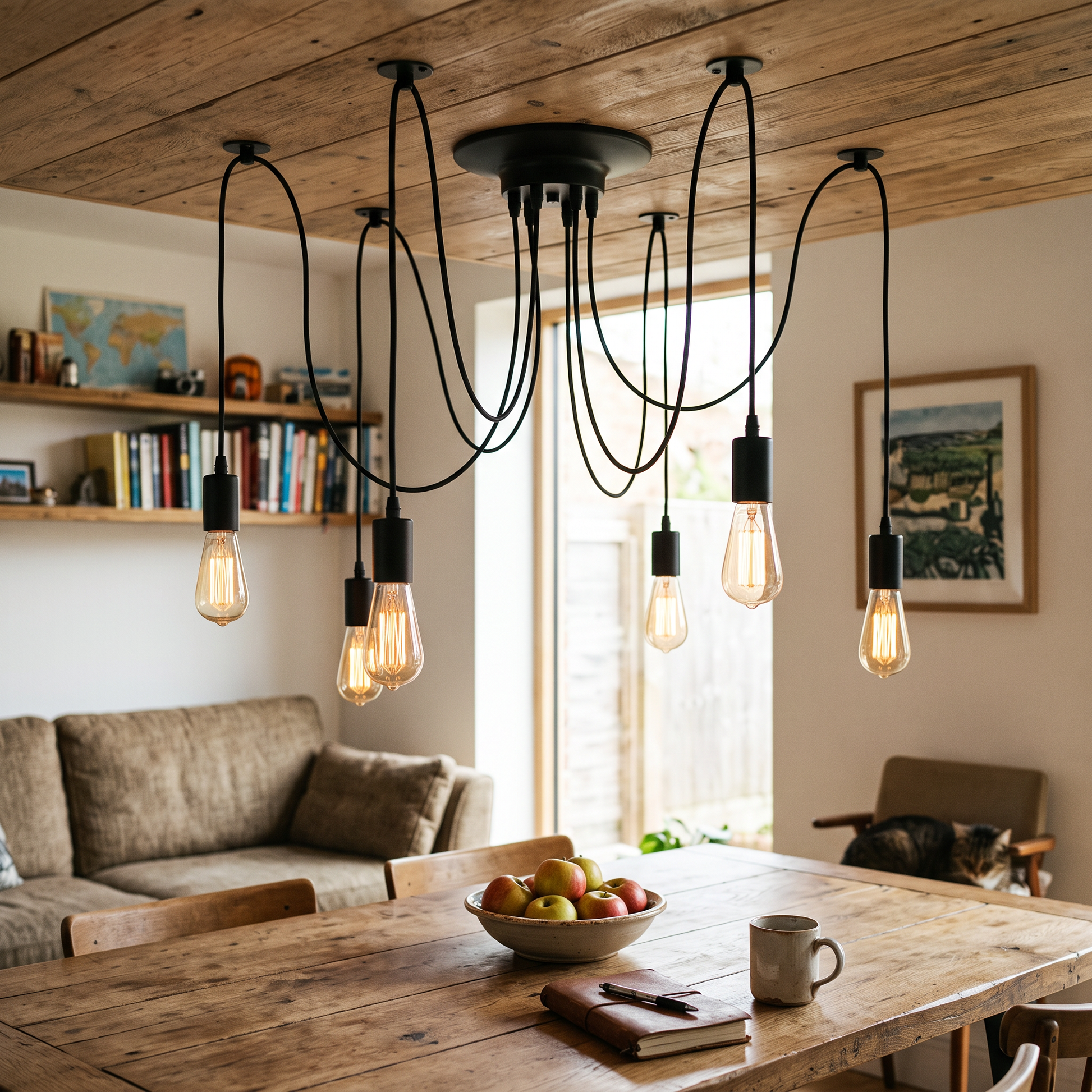 Industrial Spider Pendant Lamp