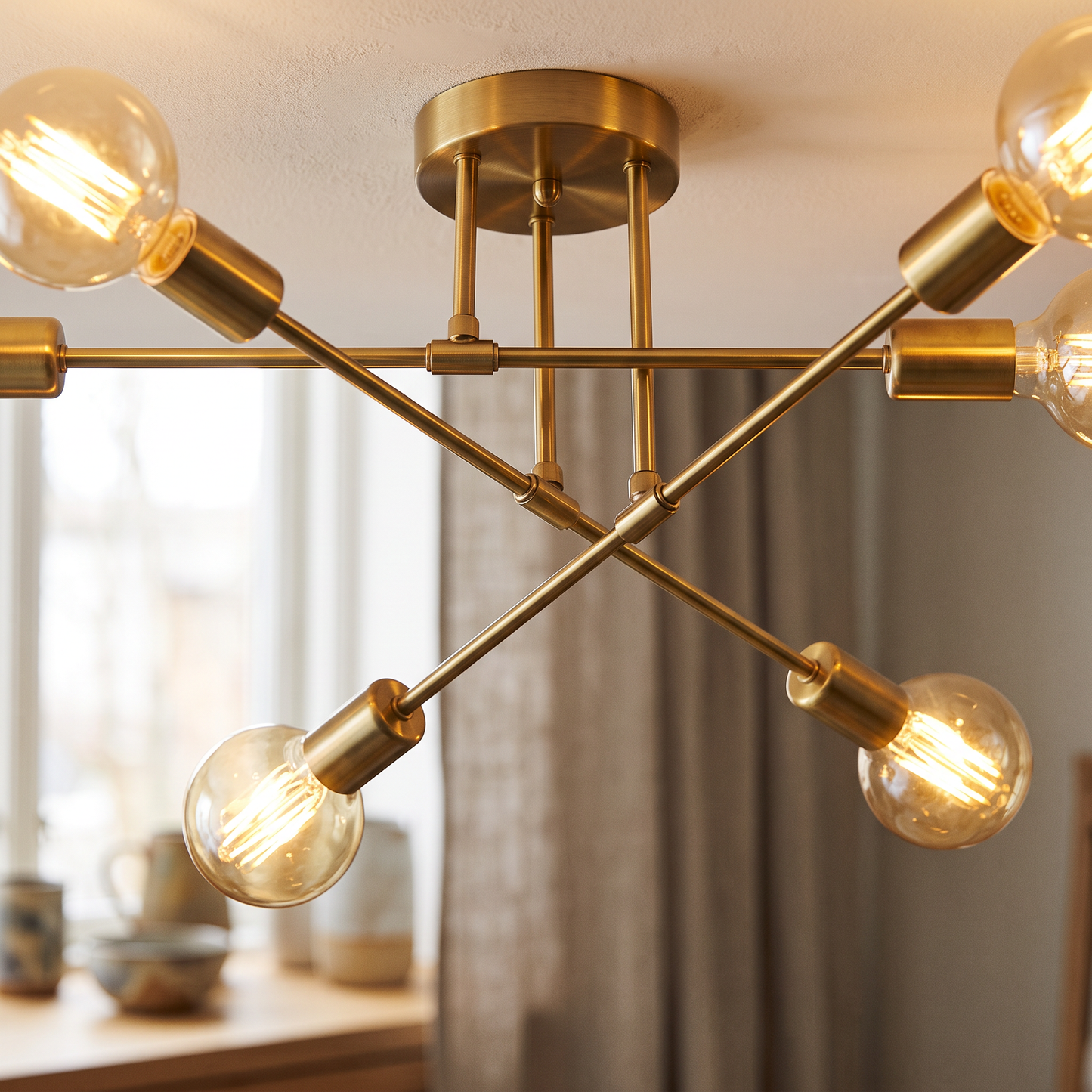 Industrial Iron LED Ceiling Light
