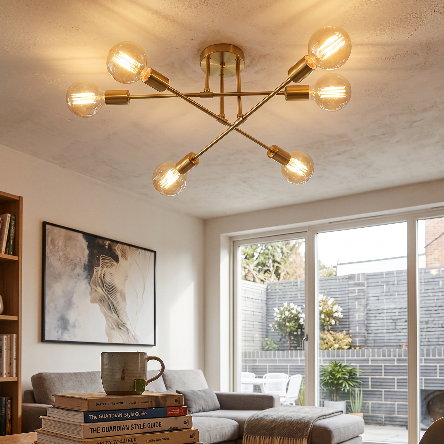 Industrial Iron LED Ceiling Light