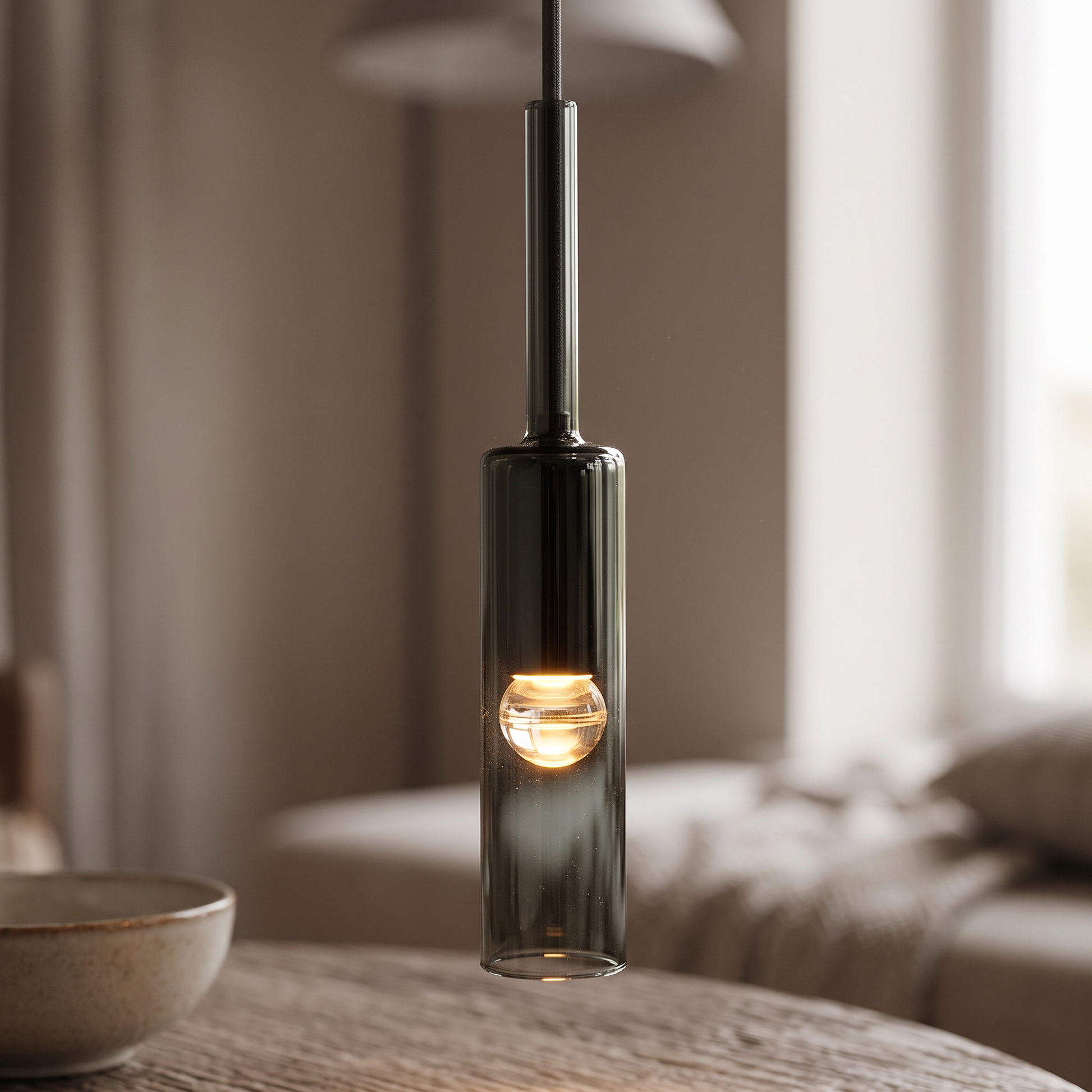 Modern Glass LED Pendant Light