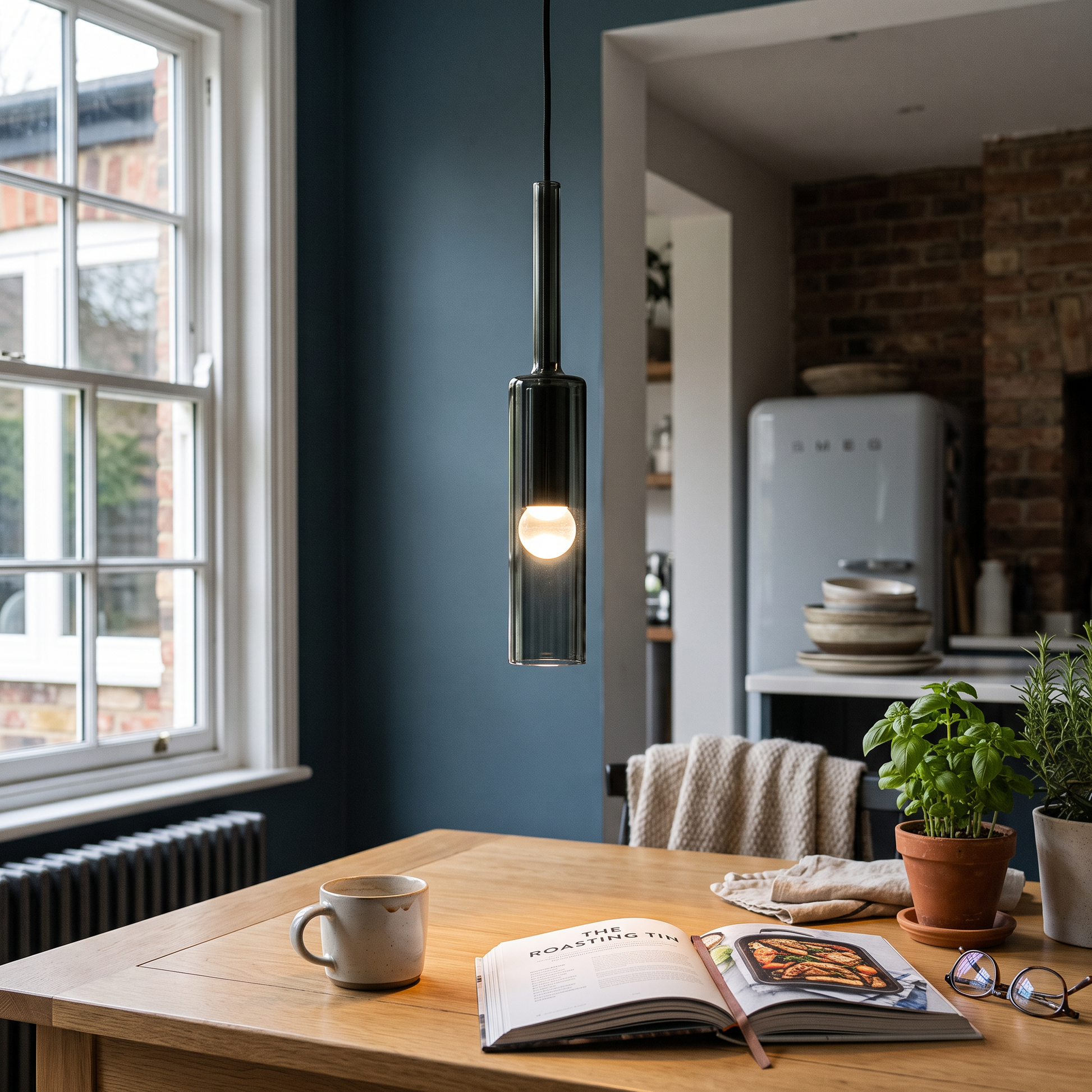 Modern Glass LED Pendant Light