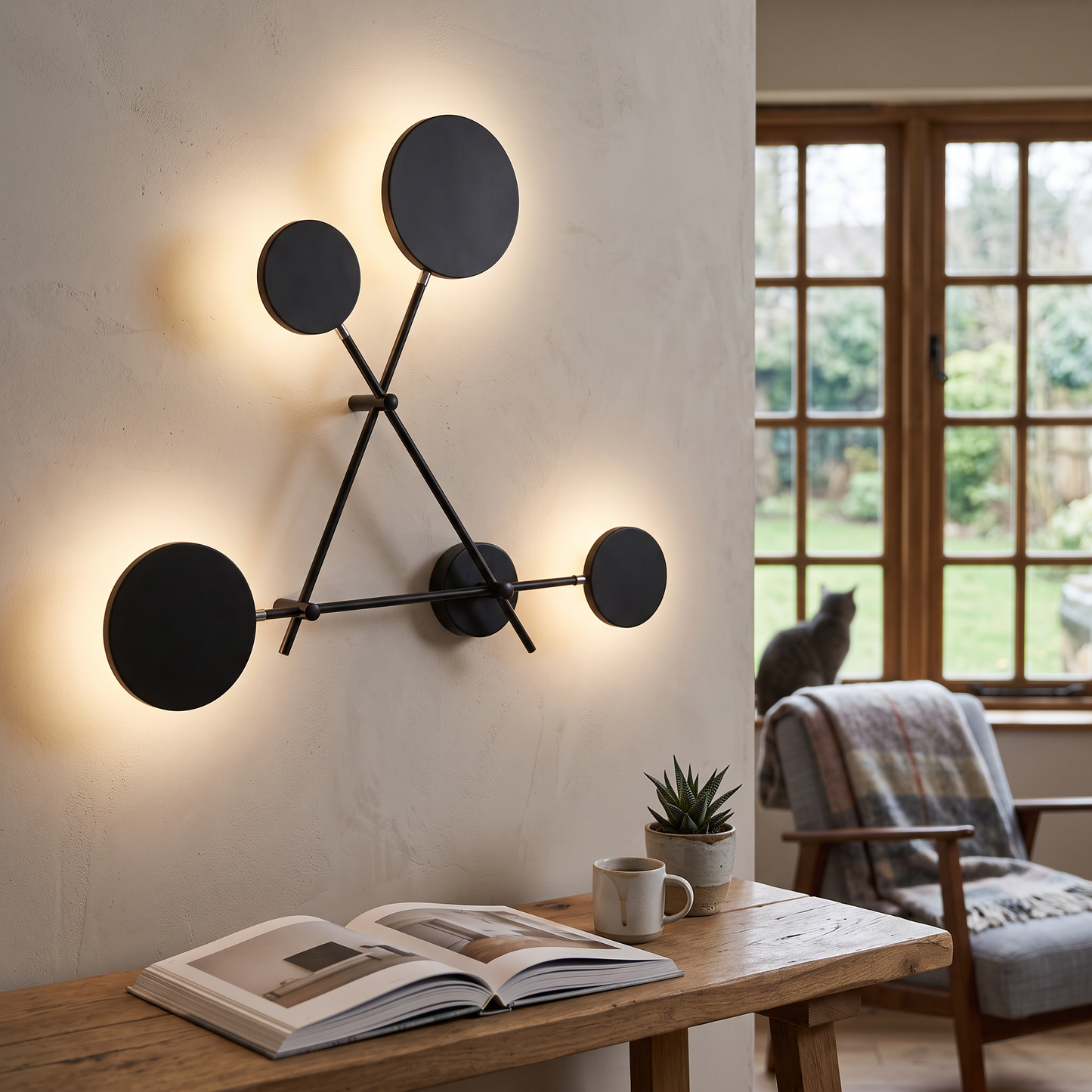 Round Industrial Wall Sconce