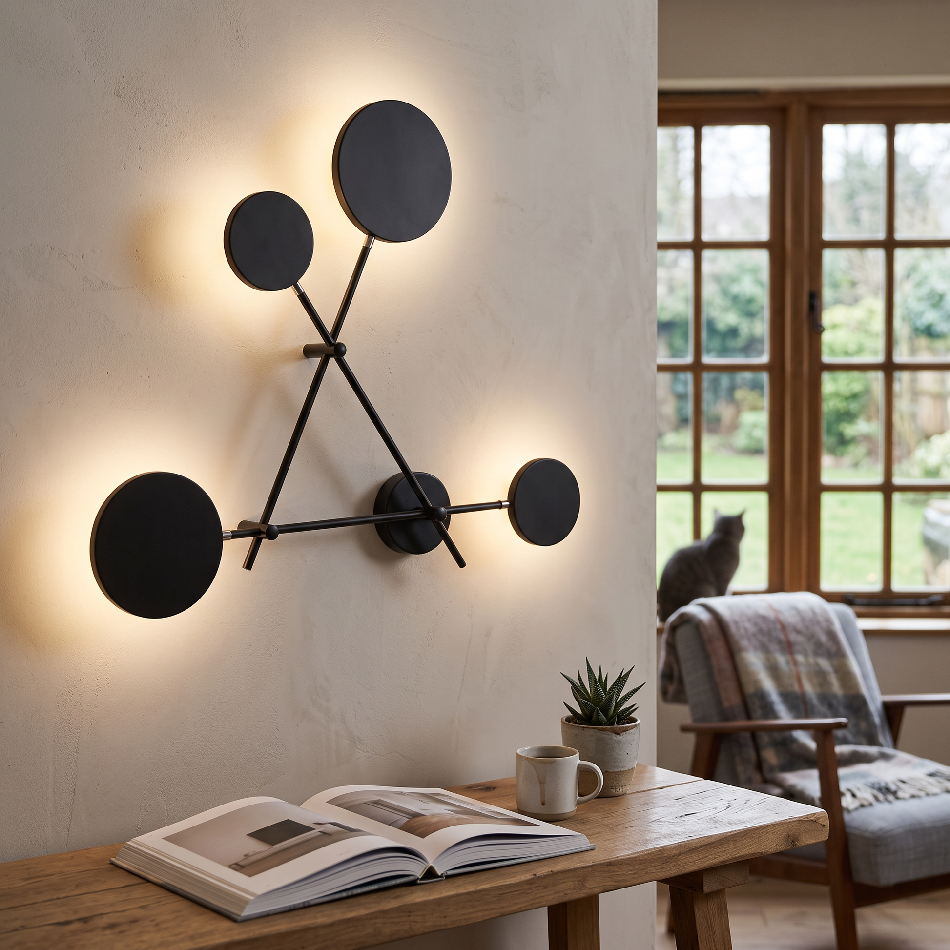 Round Industrial Wall Sconce
