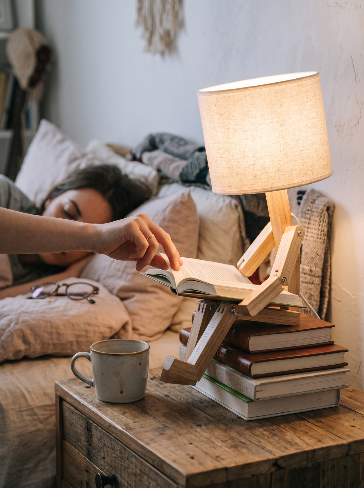 Adjustable Robot Table Lamp lifestyle 1