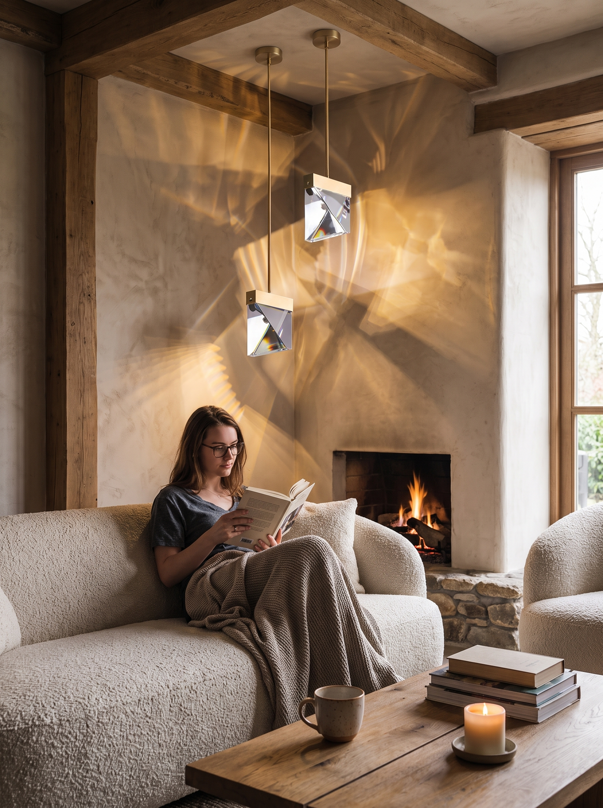 Modern LED Crystal Pendant Light lifestyle 1